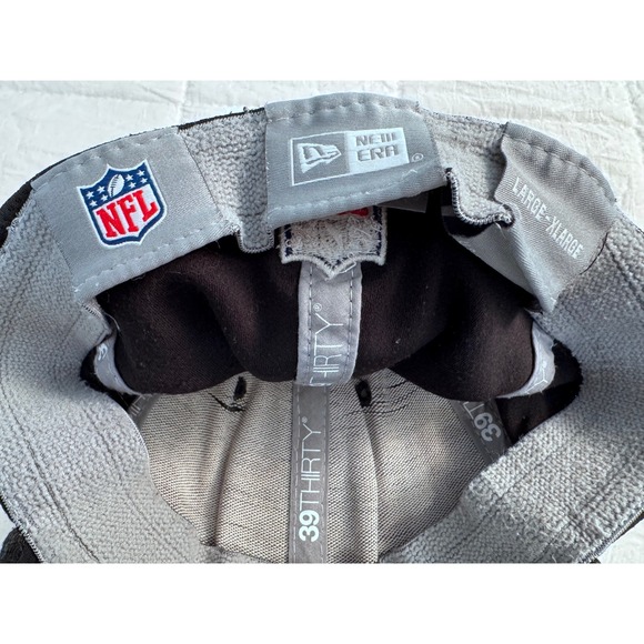 Minnesota Vikings NFL New Era 39THIRTY Hat Cap Fitted Black L-XL Football - Picture 4 of 5